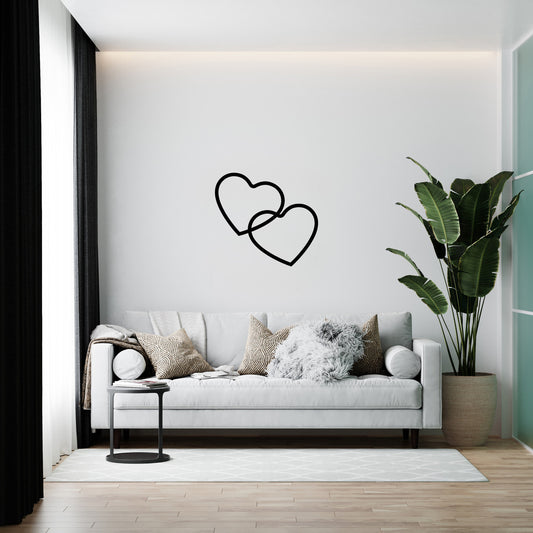 Wooden wall decor “Hearts”