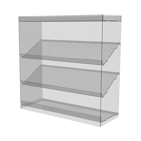 display stand for candy bars, tabletop, 4 shelves, 400x400x150