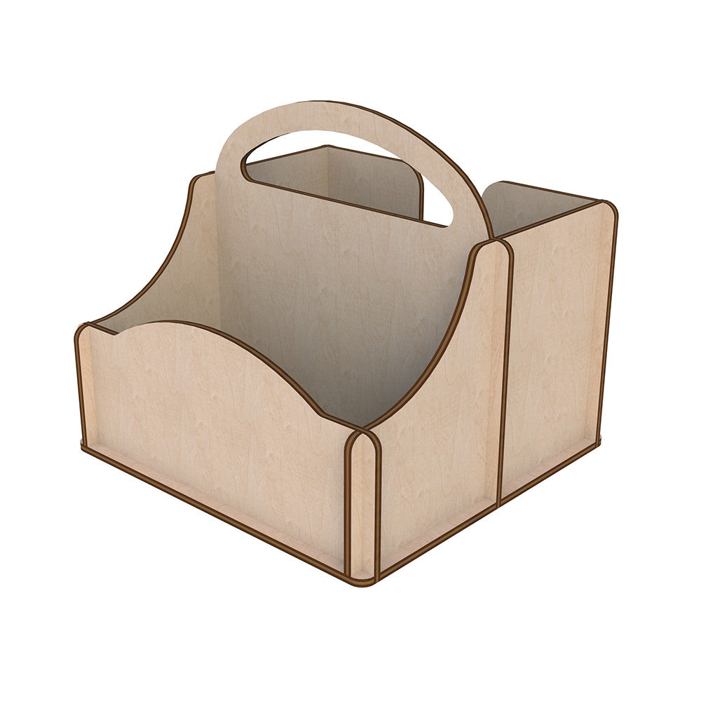 Napkin holder wooden 146x140x95