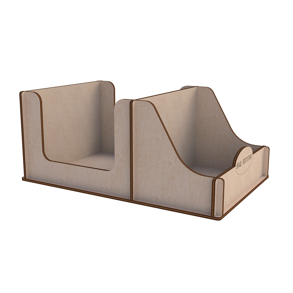 Napkin holder wooden 226x146x95