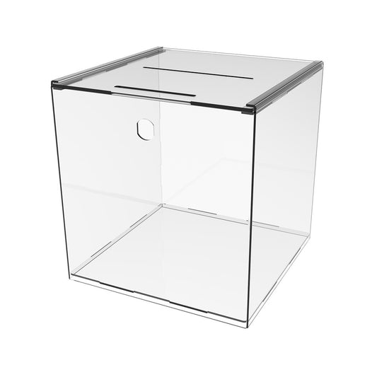 Donation box 200x200x200 mortise lock