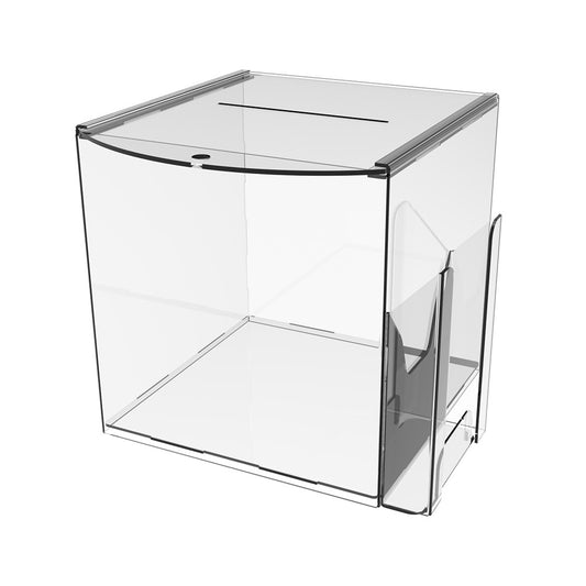 donation box with pocket A6 200x200x200