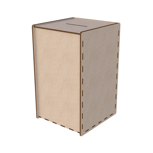 donation box made of plywood 156x166x261