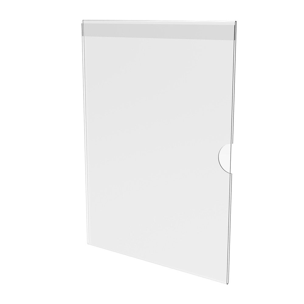 Vertical paper holder A6, Document display 105x150mm, Poster display, Information pocket No. 3