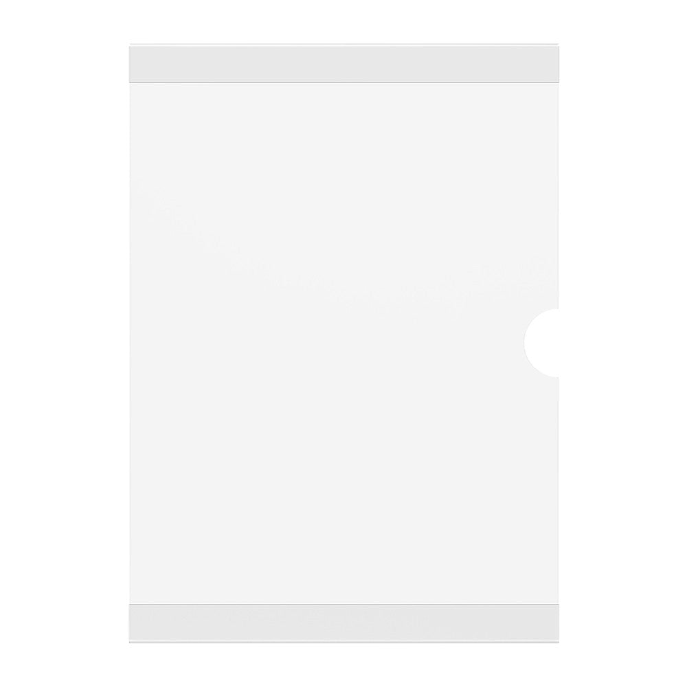 Vertical Paper holder A5 format 148x210mm, PET 0.7mm, document display, with mounting tape