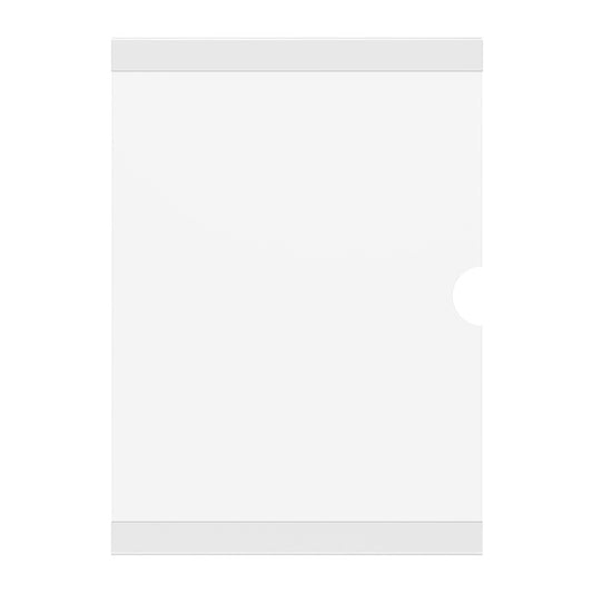 Vertical Paper holder A5 format 148x210mm, PET 0.7mm, document display, with mounting tape