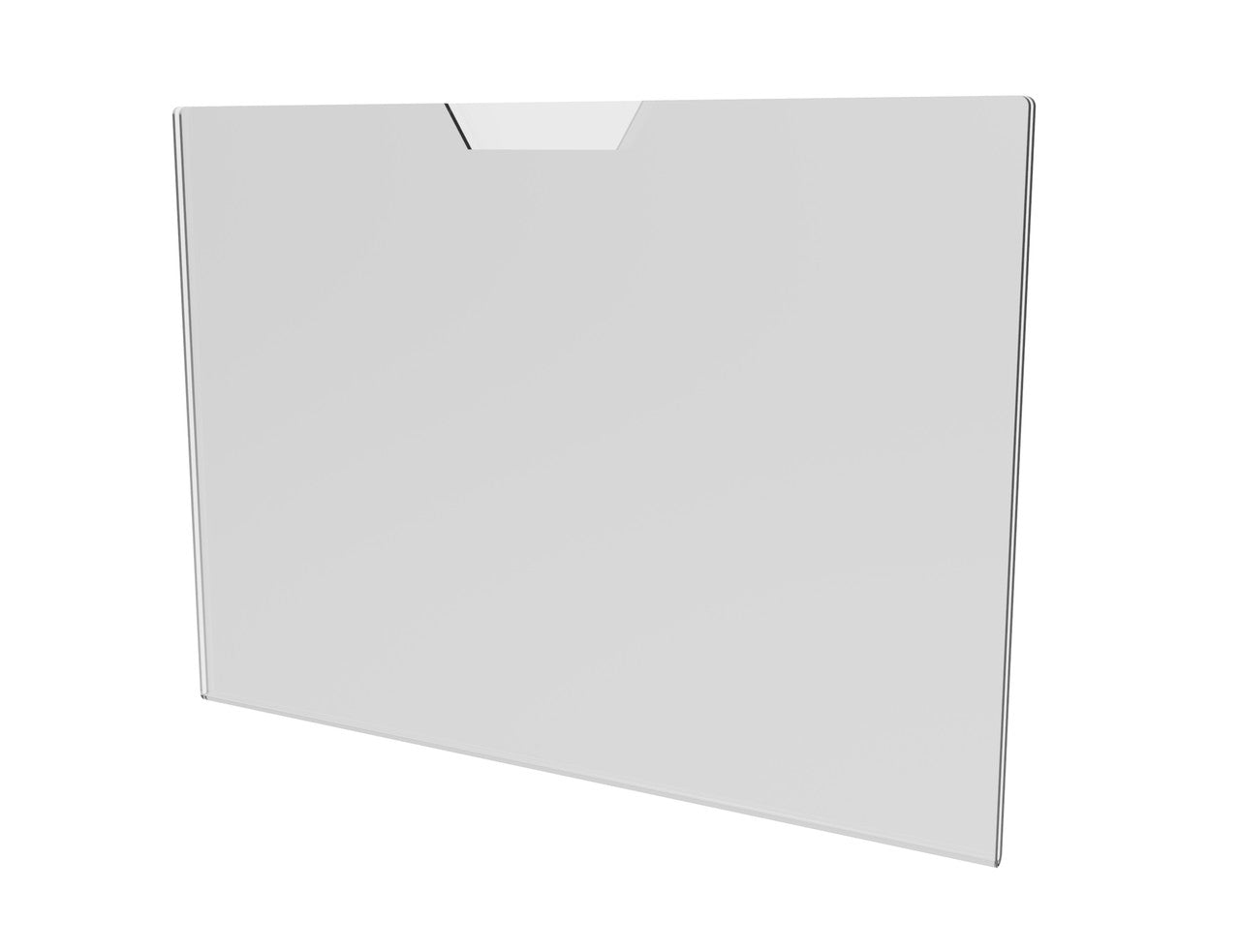 Document holder  A4 horizontal without mounting tape, wall mount paper desplay 210x297mm