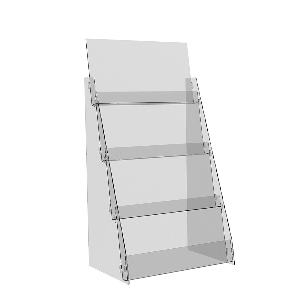 stand for postcards, 4-tier 408x218x148