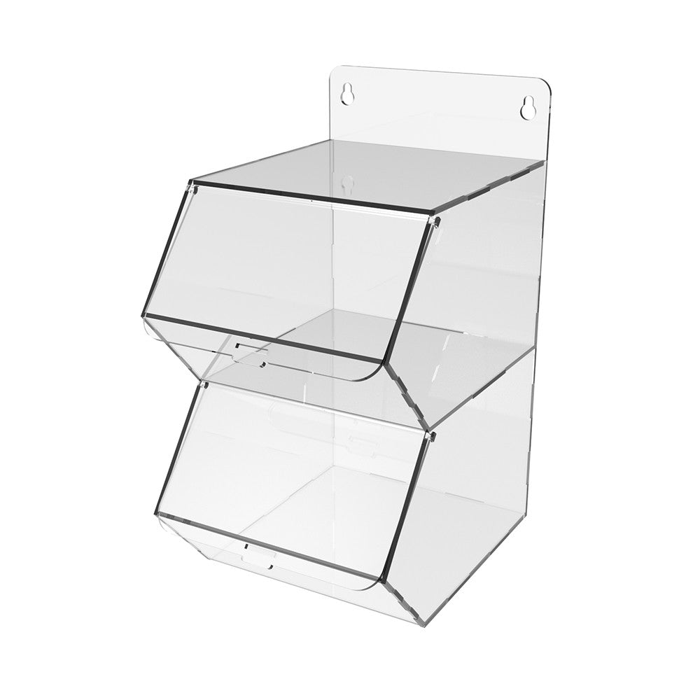 vertical dispenser for marmalade, snacks, nuts 2 cells