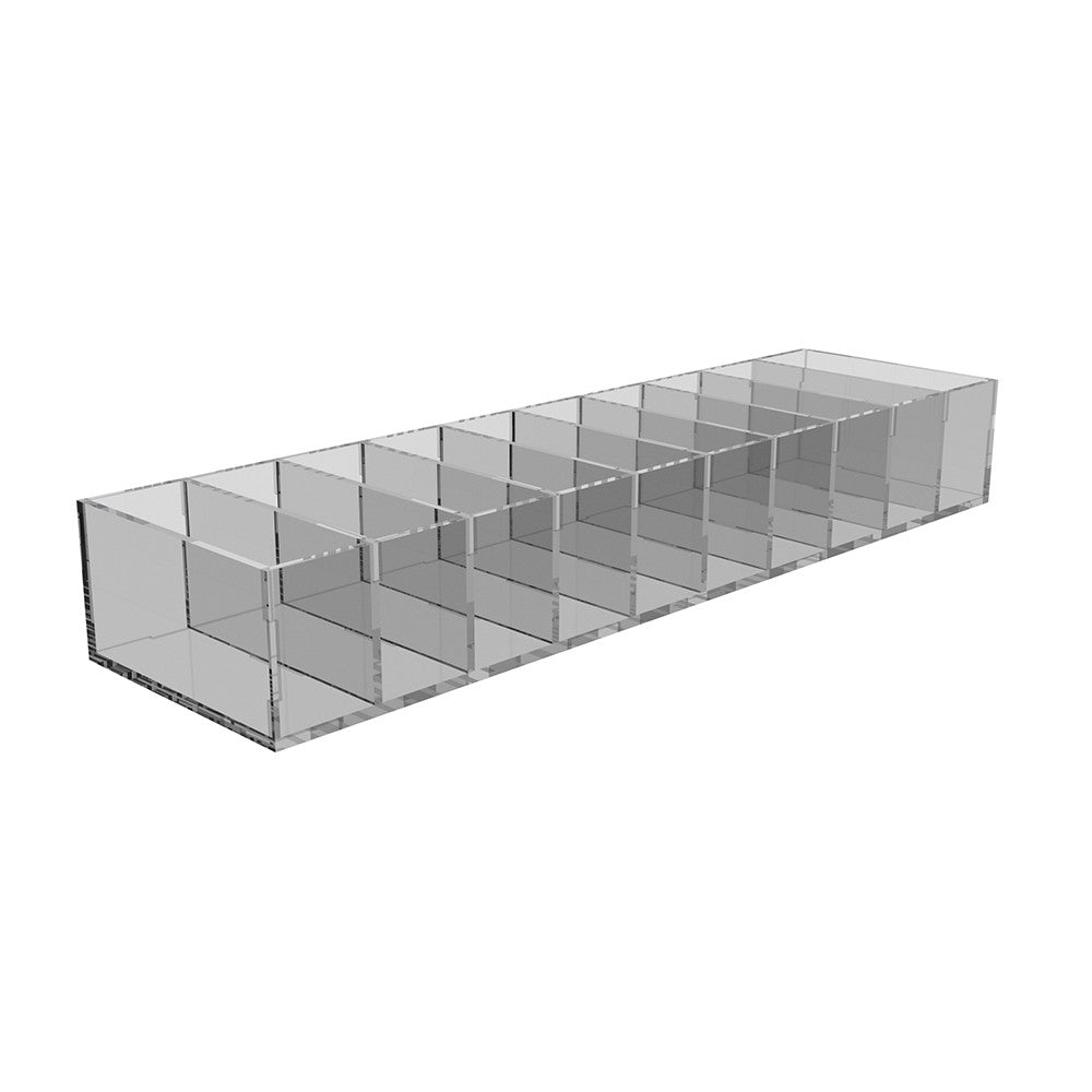 Acrylic box 315x85x45 10 cells