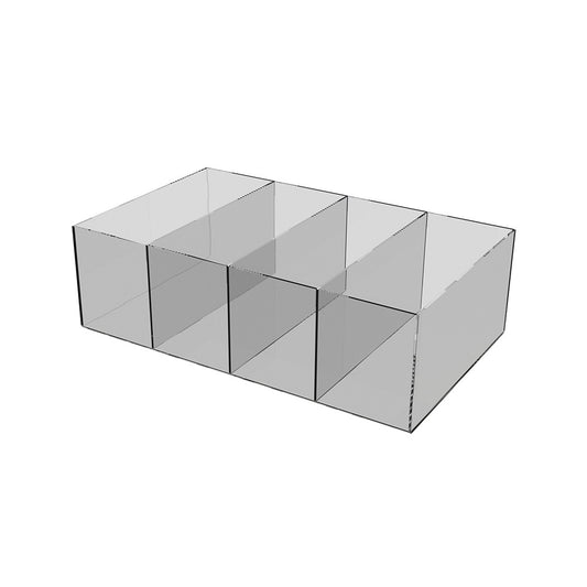 Acrylic box 4 cells 330x200x100