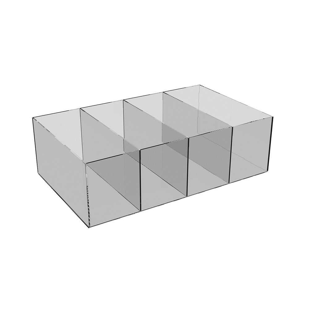 Acrylic box 4 cells 330x200x100