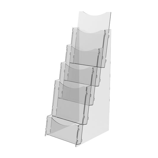 Буклетниця настільна А5 вертикальна 5-ярусна