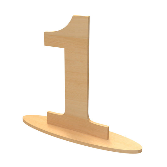 Wooden table numbers