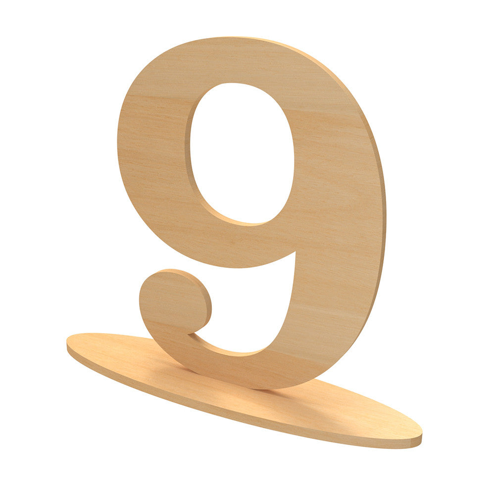 Wooden table numbers