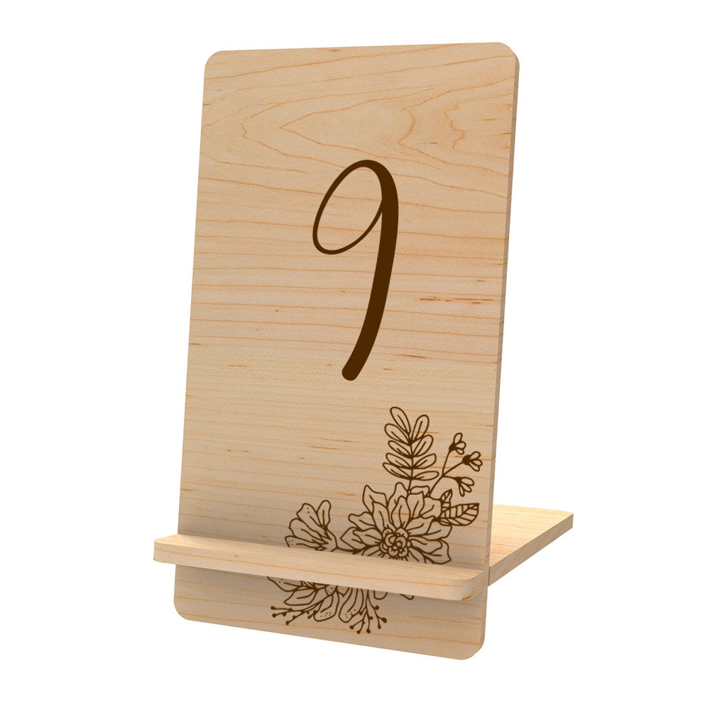 wooden table numbers 100x60