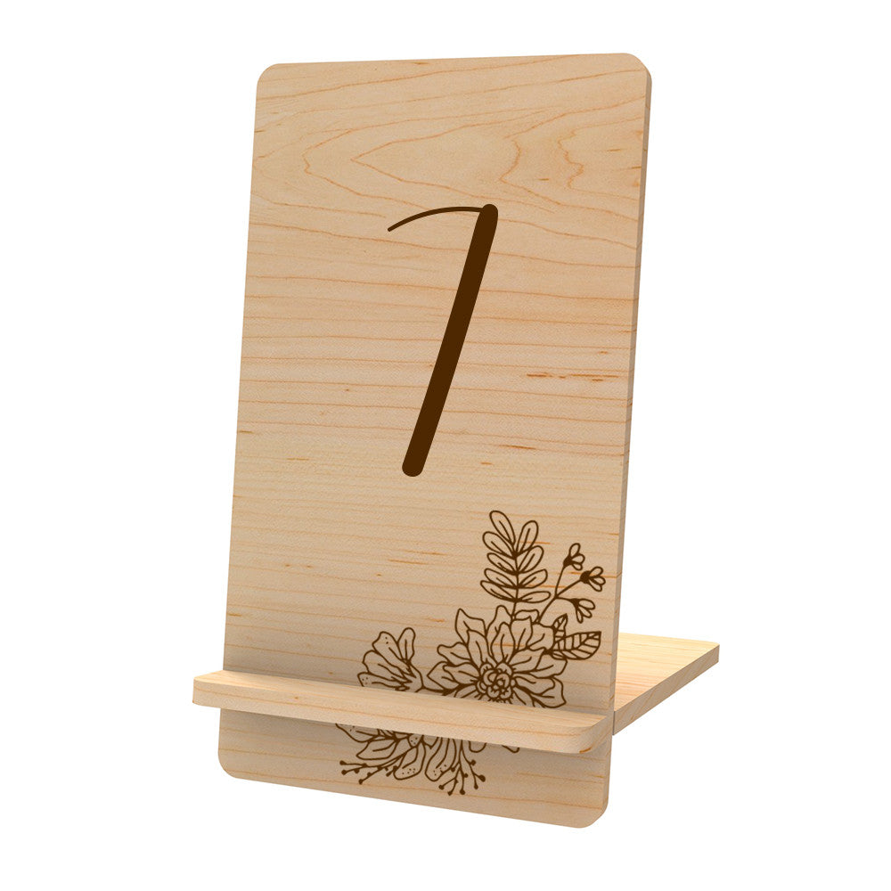 wooden table numbers 100x60