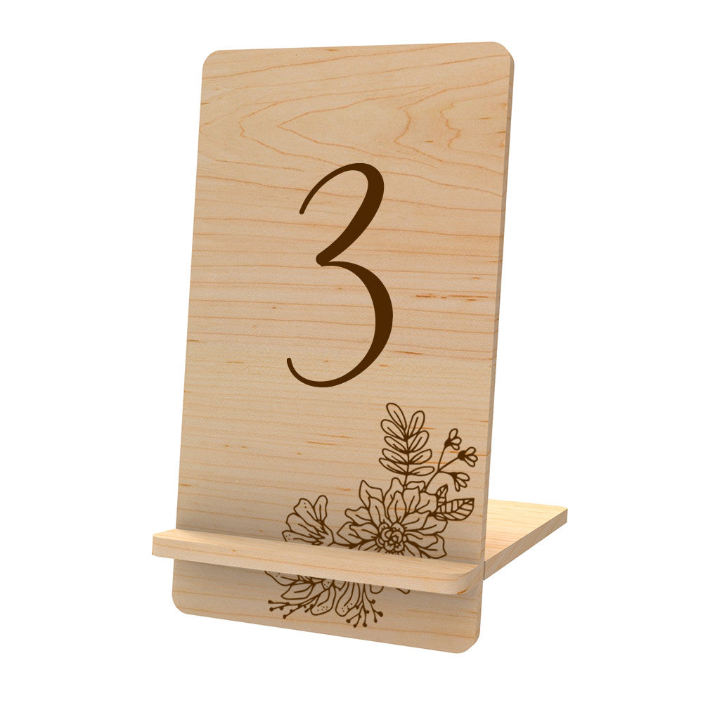 wooden table numbers 100x60