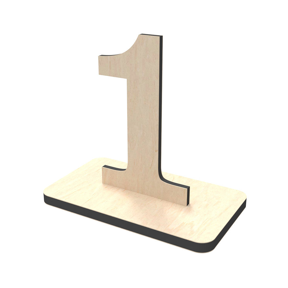 Wooden table numbers