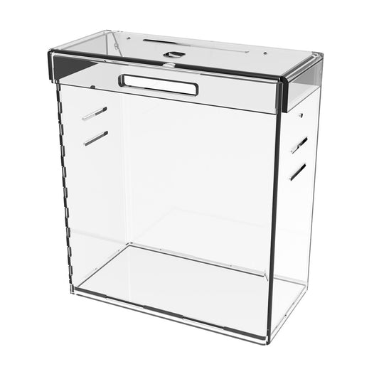 box for donations and collections 200x230x110 with lock. Volume 5 liters