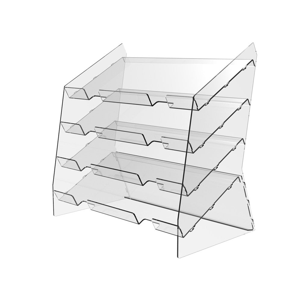 display stand for candy bars, tabletop, 4 shelves, 400x255x411