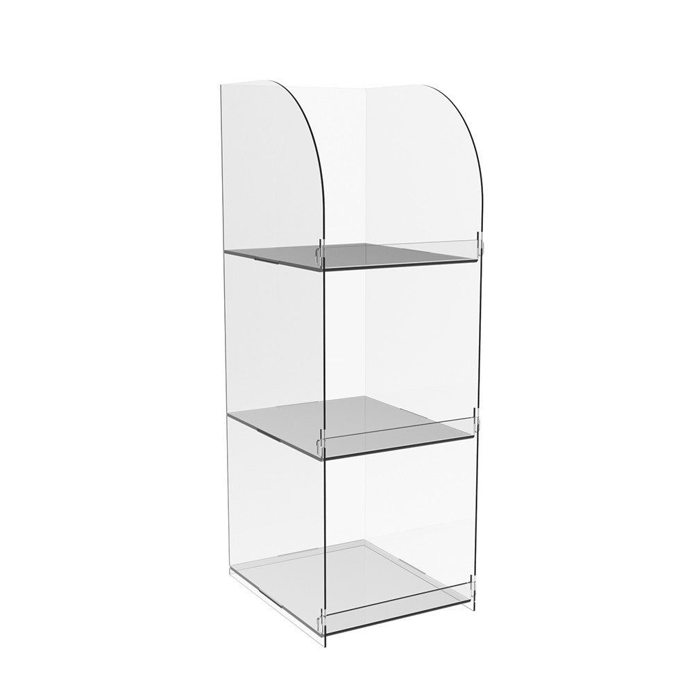 stand for goods, 3-tier showcase, 130x160x400