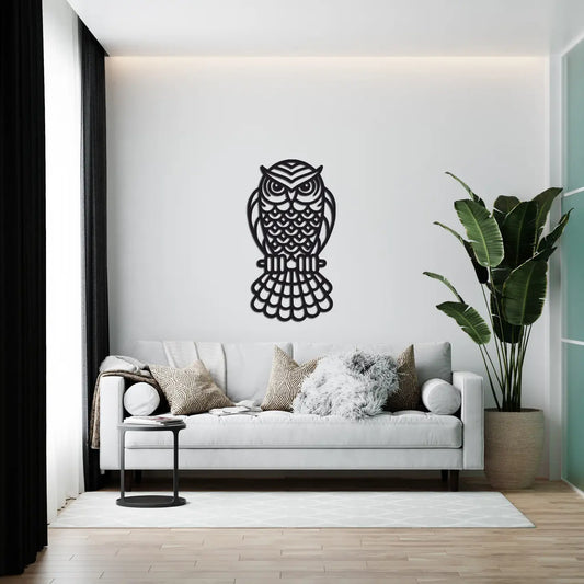 Wall decor, Owl Plywood Wall Art, Wall Hanging, Living Room Wall Decor, Home Decor