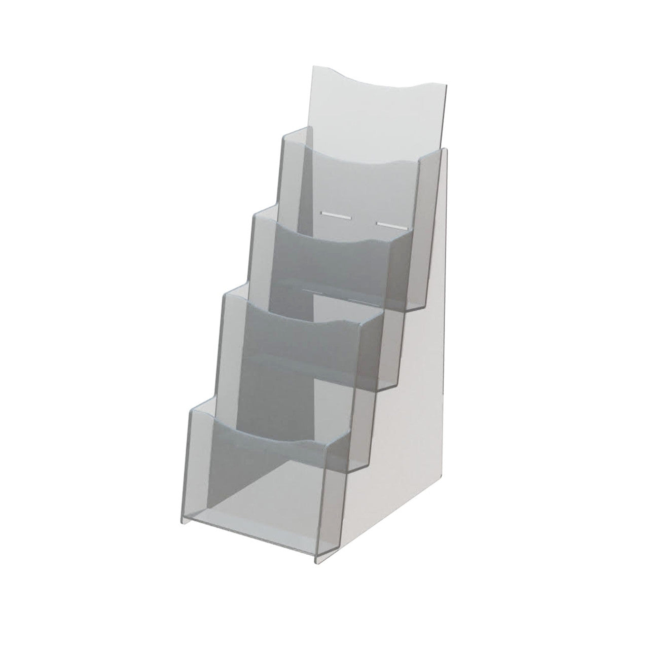 Booklet holder desktop A6 4 tiers