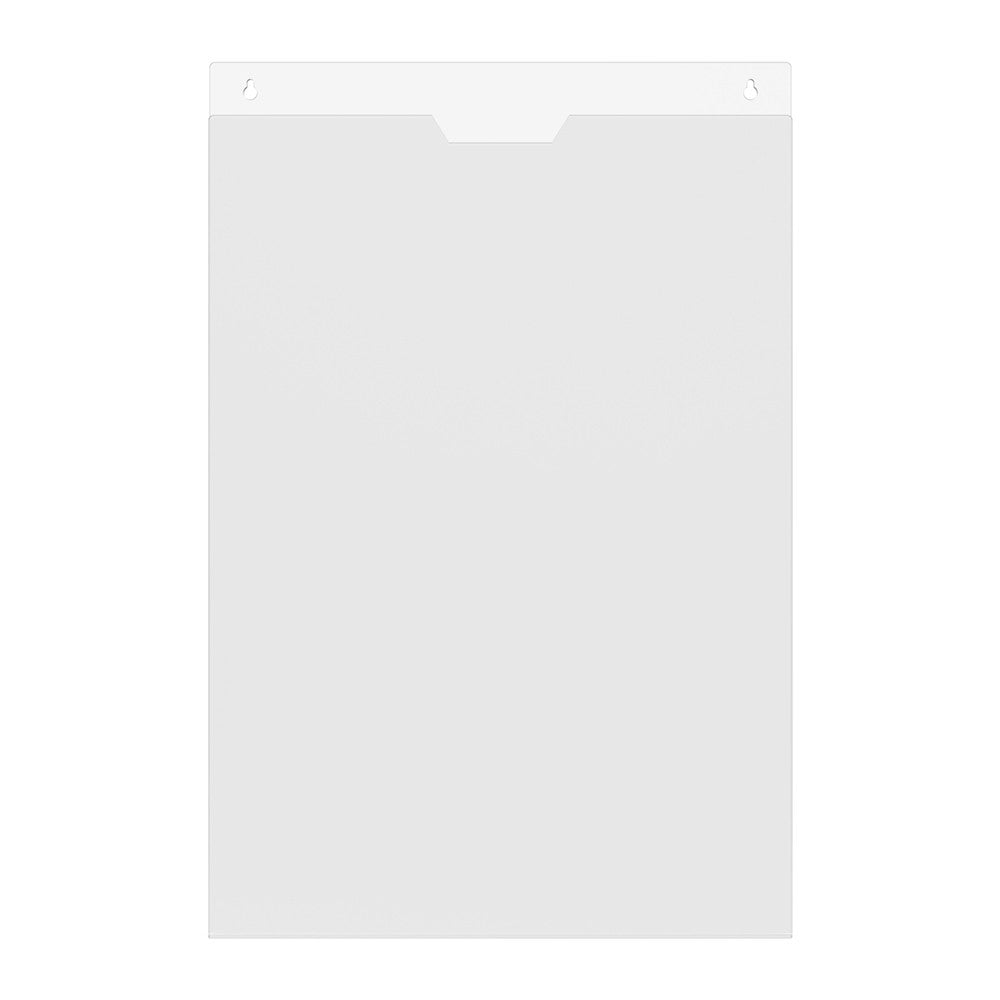 Paper holder A4 flat vertical plexiglass 1.5 mm 210x295mm Mounting with crews ,Pack of 5, 15, 50pc