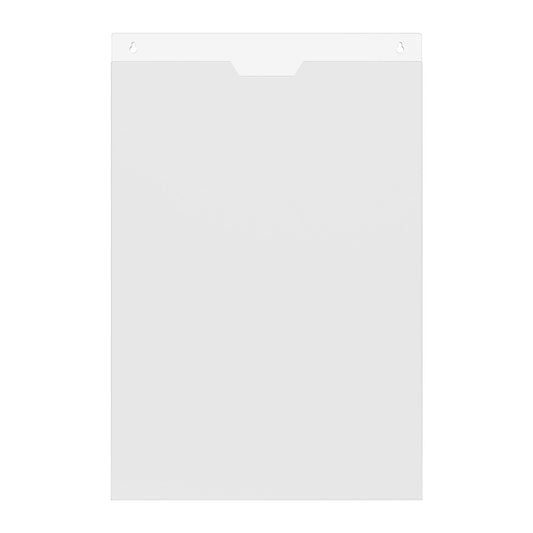 Paper holder A4 flat vertical plexiglass 1.5 mm 210x295mm Mounting with crews ,Pack of 5, 15, 50pc