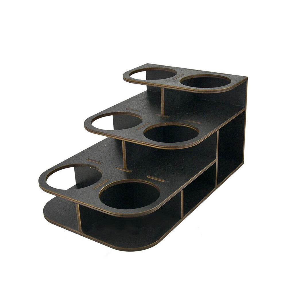 stand for syrups, black 220*350*175 mm, d - 9cm