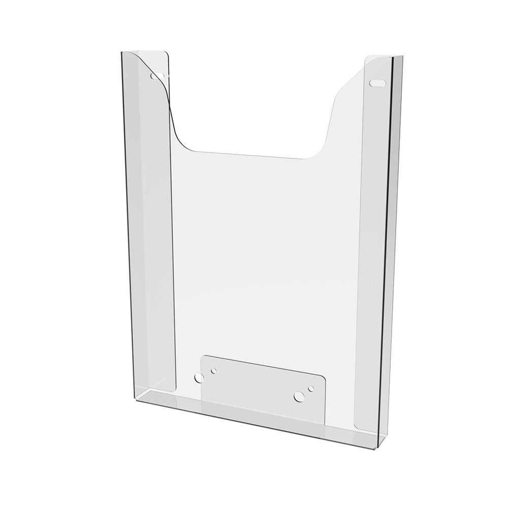 Paper holder A4 297x210x25mm, Vertical document display wall mounted with self tapping