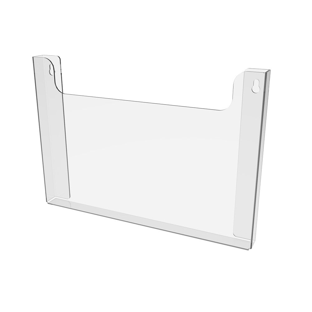 Paper holder A4 297x210x20mm, Horizontal document display wall mounted with  self-tapping screw.