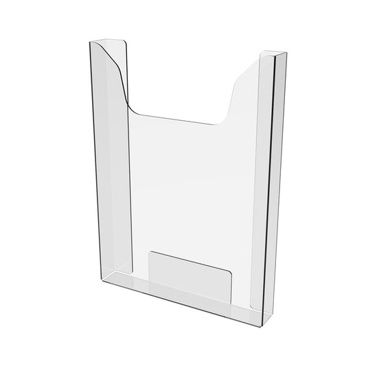 Paper holder A4 297x210x20mm, Vertical document display wall mounted with mounting tape.