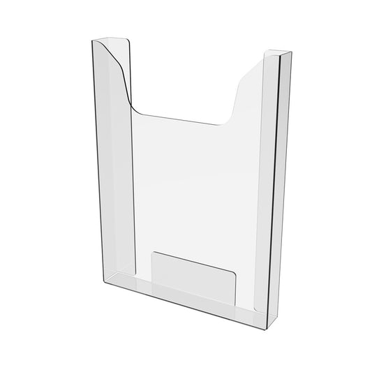 Paper holder A4 297x210x30mm, Vertical document display wall mounted with mounting tape.